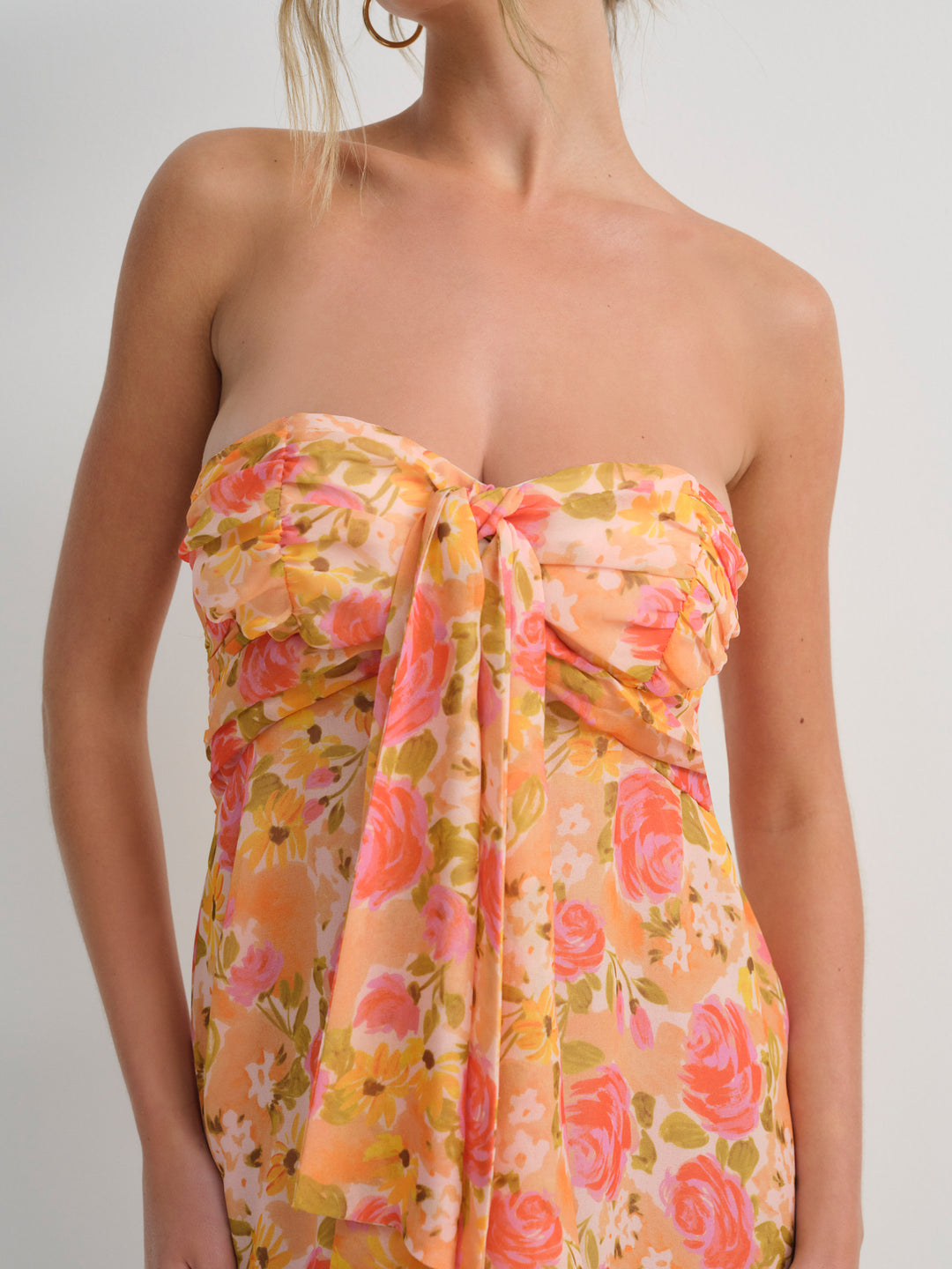Teagan Mini Dress — Yellow - Image 3