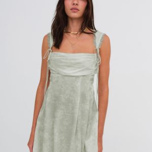 Holland Mini Dress — Green