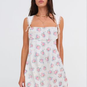 Holland Mini Dress — Doily Bouquet