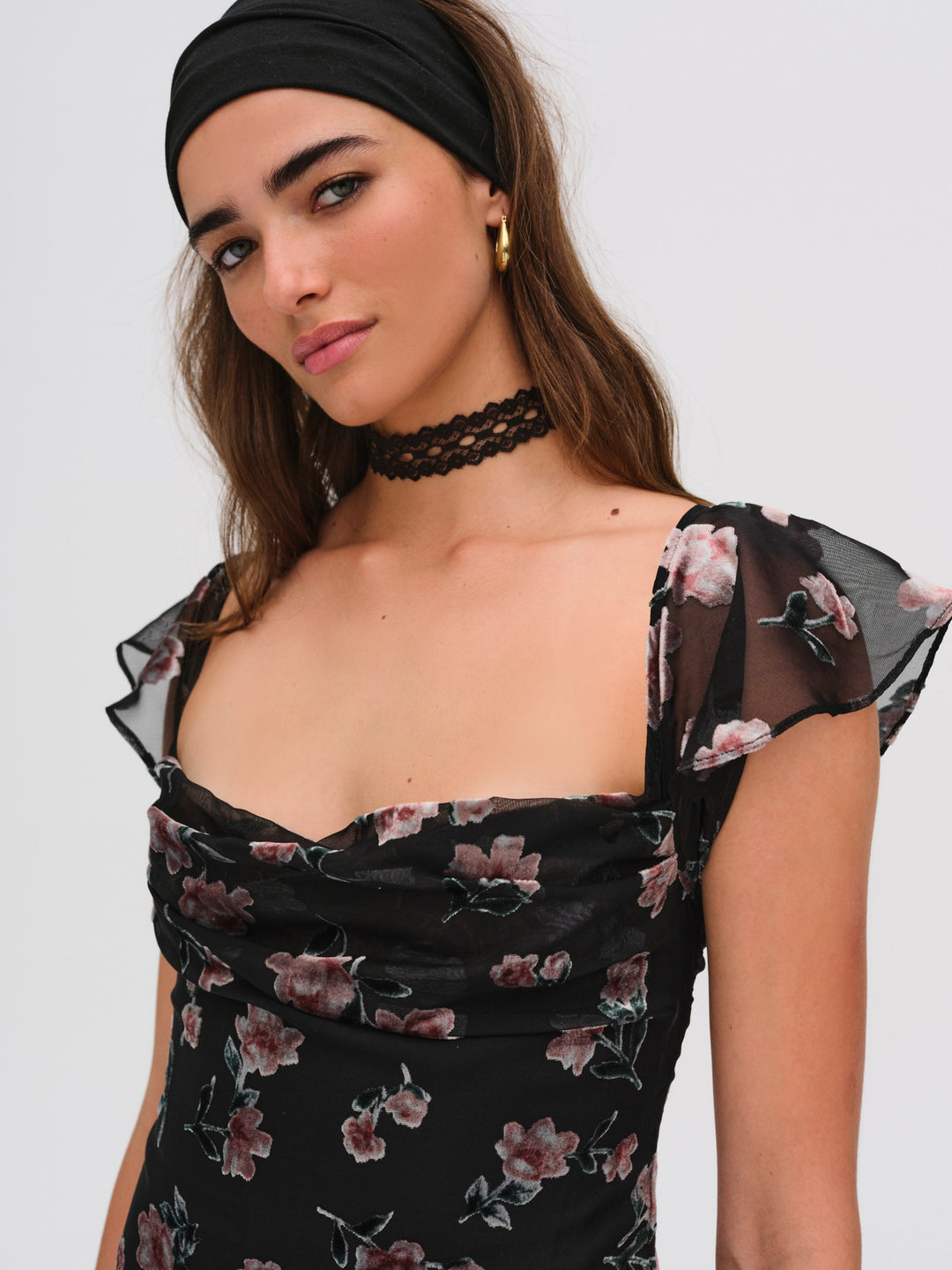 Aigrette Mini Dress — Black - Image 4