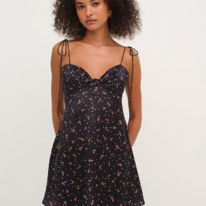 Adira Mini Dress — Black