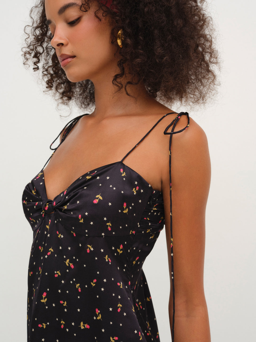 Adira Mini Dress — Black - Image 2