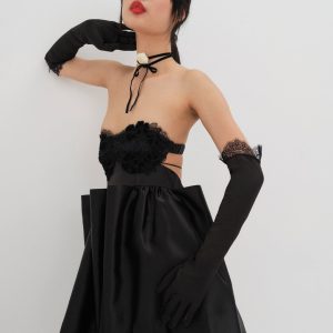Virginia Mini Dress — Black