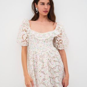Magnolia Mini Dress — White