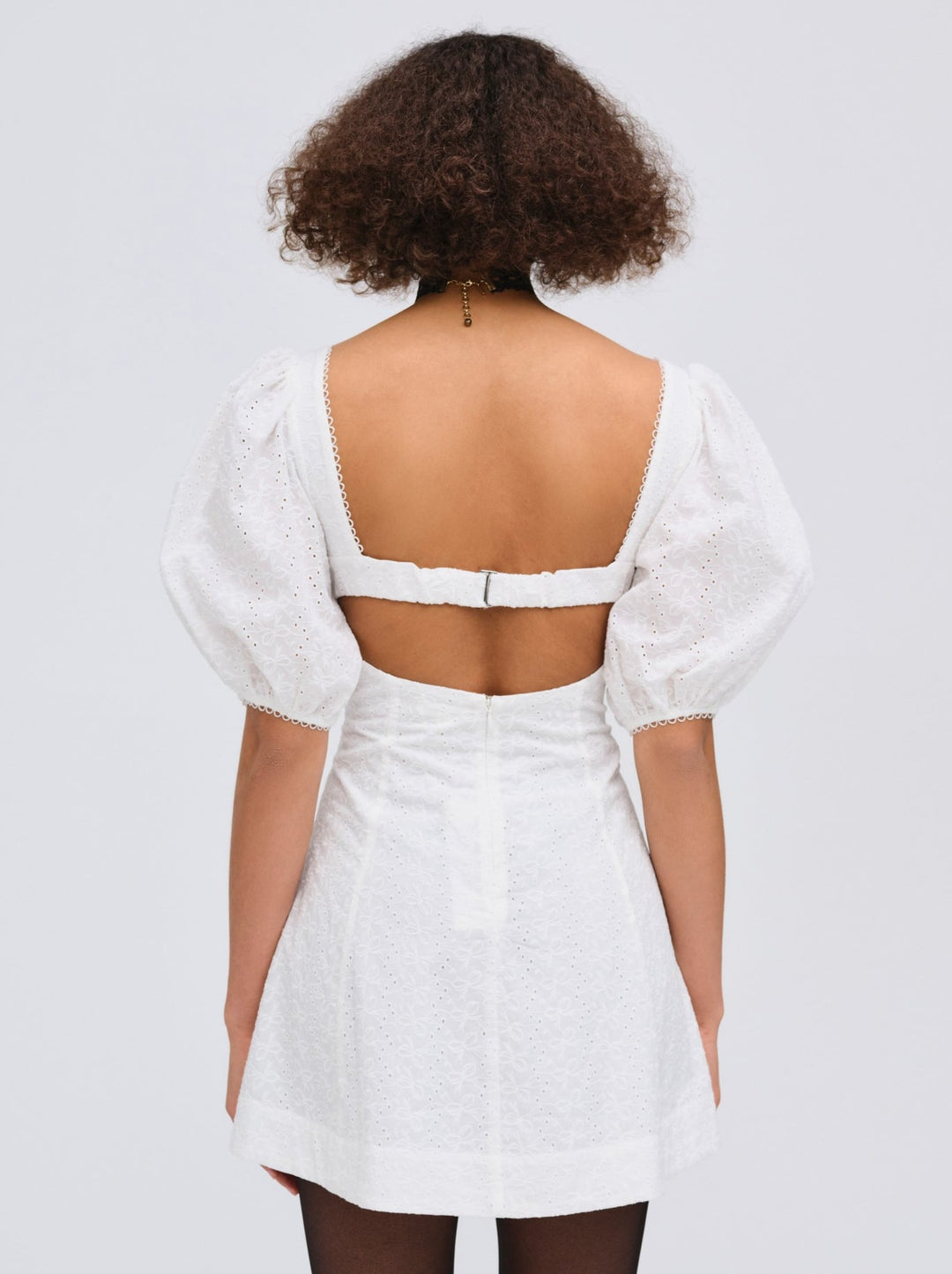 Marseille Mini Dress — White - Image 2