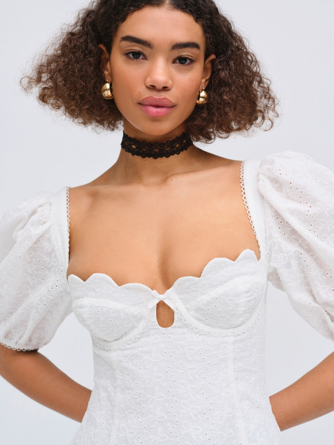 Marseille Mini Dress — White - Image 4