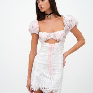 London Mini Dress — White