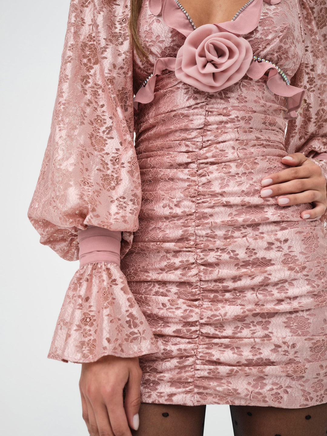 Shawn Mini Dress — Pink - Image 3