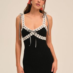 Becka Mini Dress — Black