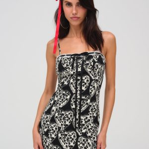 Claire Mini Dress — Black