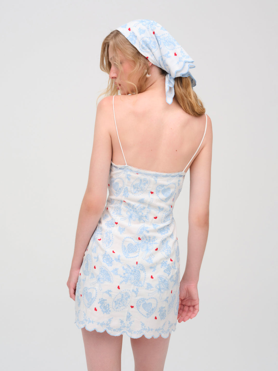Claire Mini Dress — White - Image 2