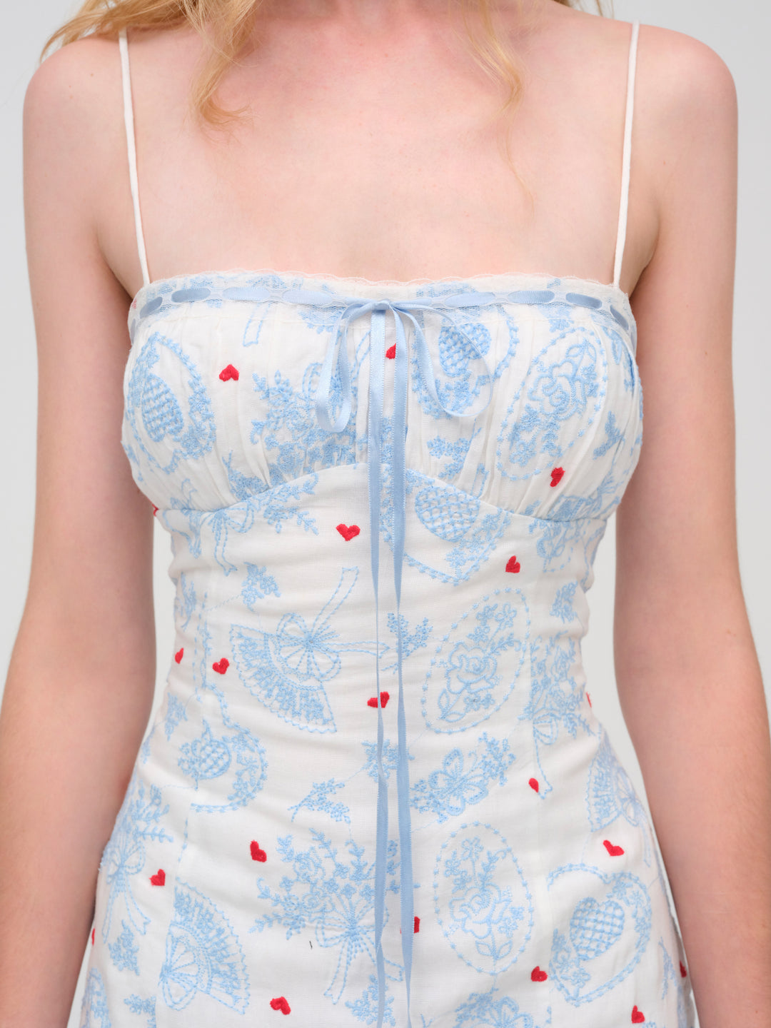 Claire Mini Dress — White - Image 4