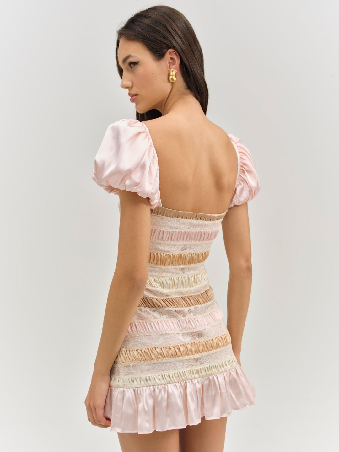 Layer Cake Mini Dress — Pink - Image 2