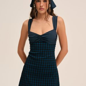Blue River Mini Dress — Navy