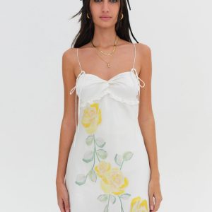 Millie Mini Dress — Yellow
