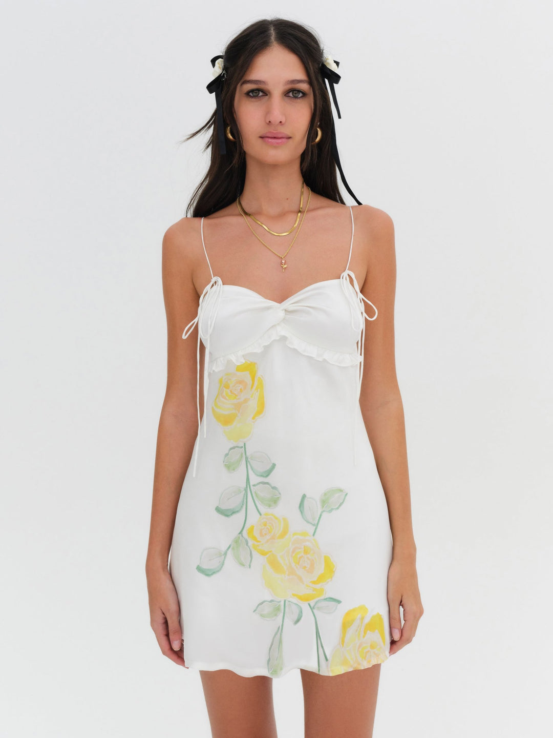 Millie Mini Dress — Yellow