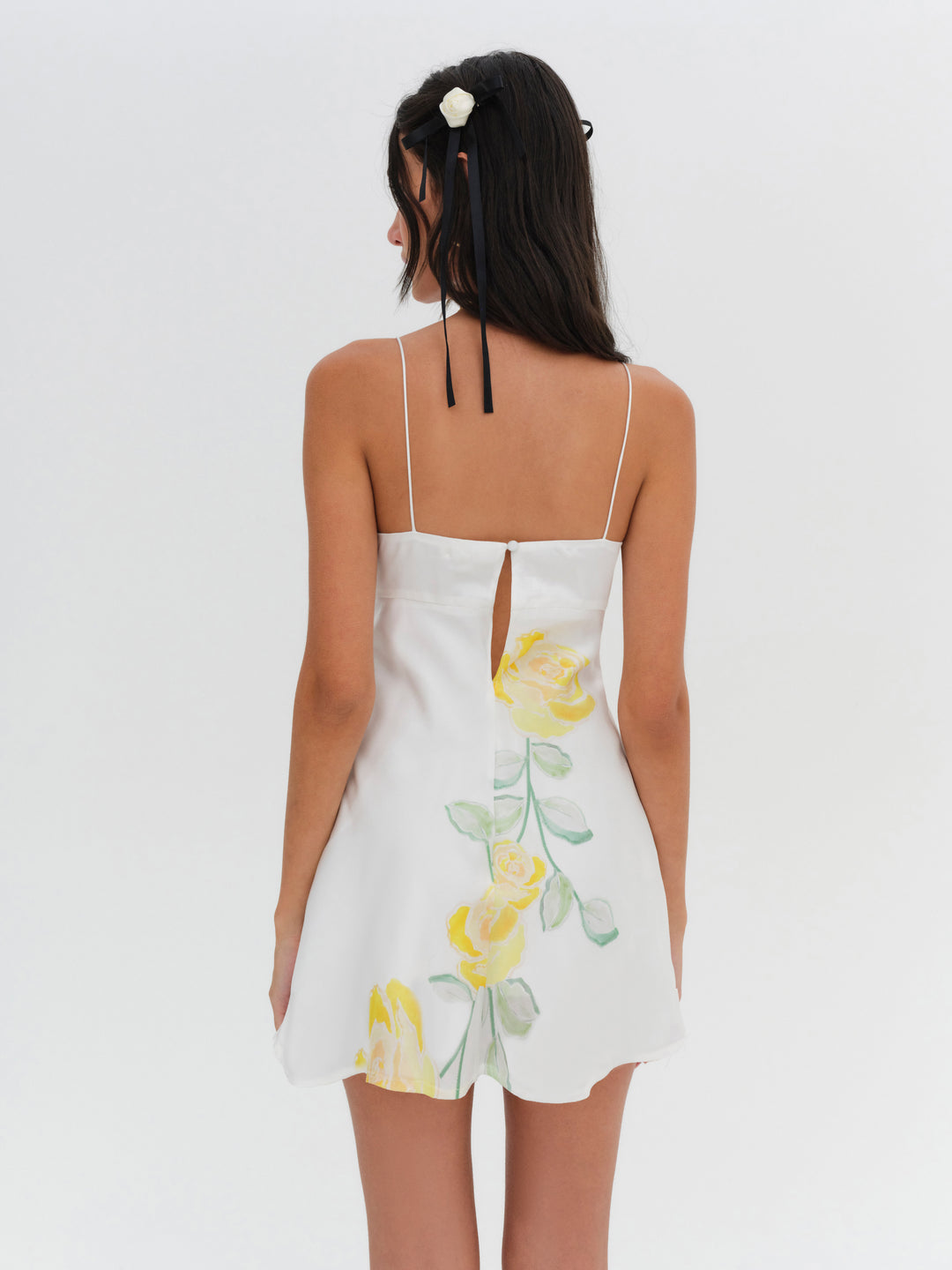 Millie Mini Dress — Yellow - Image 2