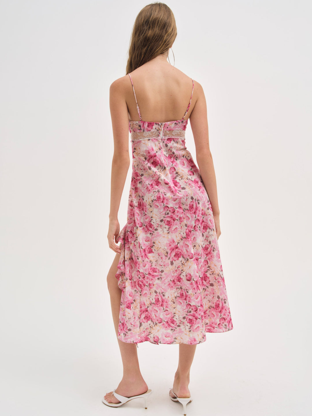 Angelina Midi Dress — Pink - Image 2