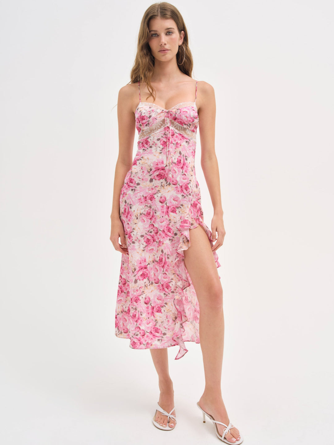 Angelina Midi Dress — Pink - Image 4