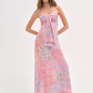 Teagan Maxi Dress — Pink