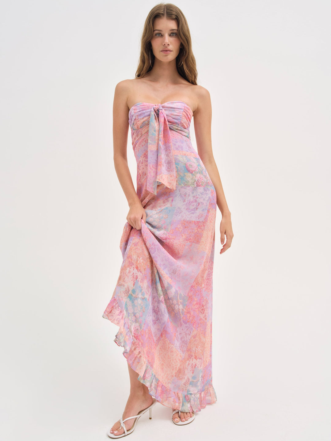 Teagan Maxi Dress — Pink - Image 4