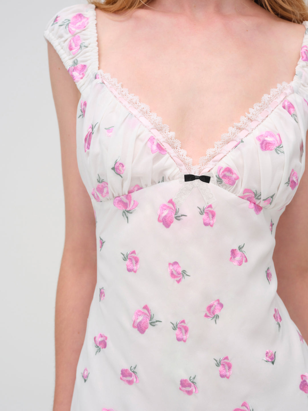 Emmaline Maxi Dress — White - Image 3