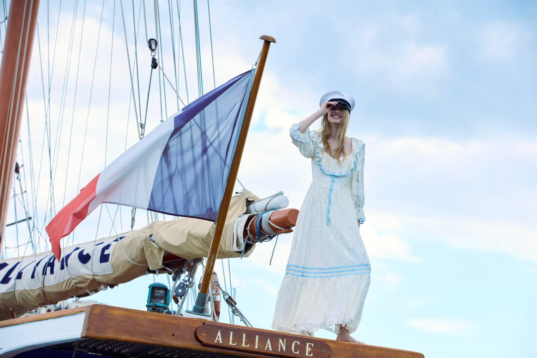 Severine Maxi Dress — Cream - Image 7