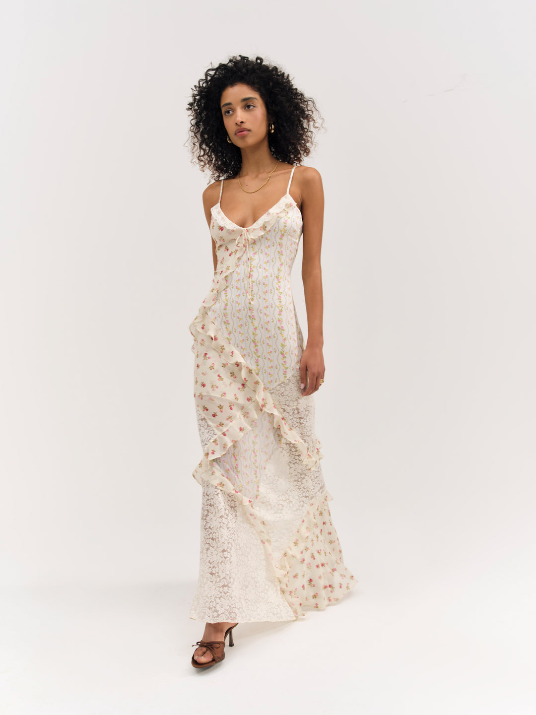 Josalyn Maxi Dress — Cream - Image 4