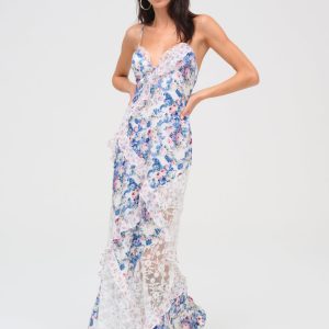 Josalyn Maxi Dress — Blue