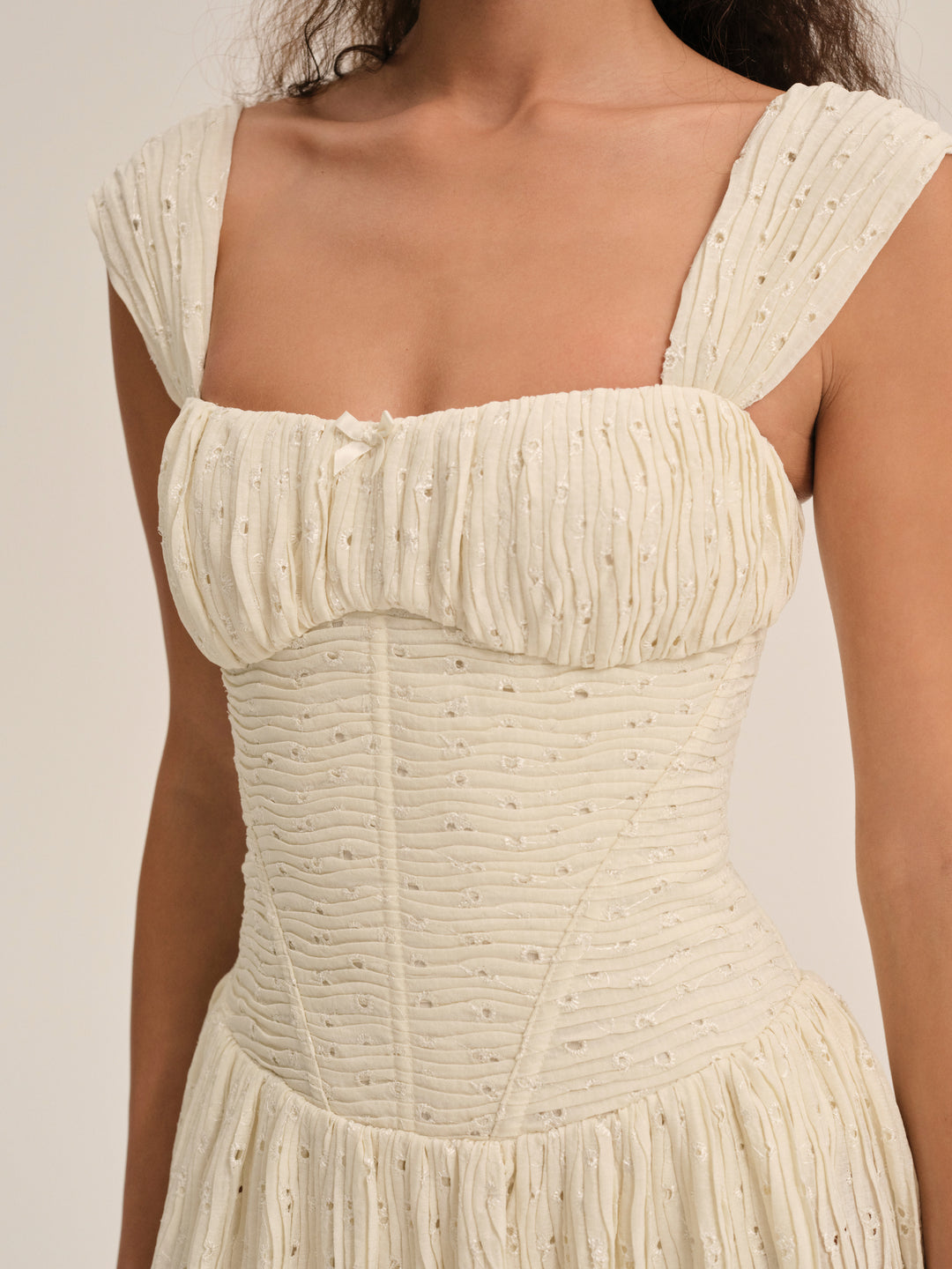 Erika Bustier Maxi Dress — Natural - Image 2