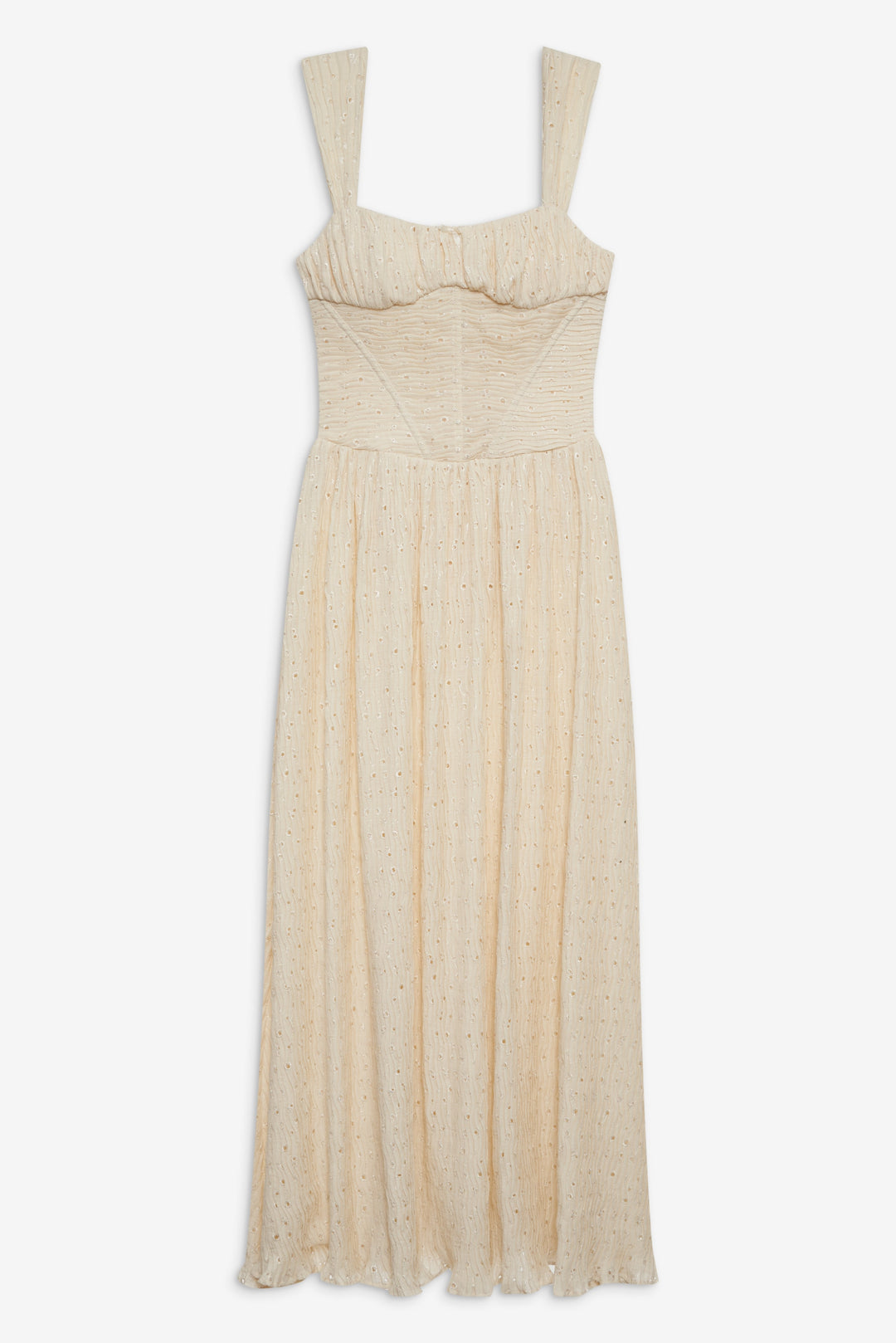 Erika Bustier Maxi Dress — Natural - Image 5