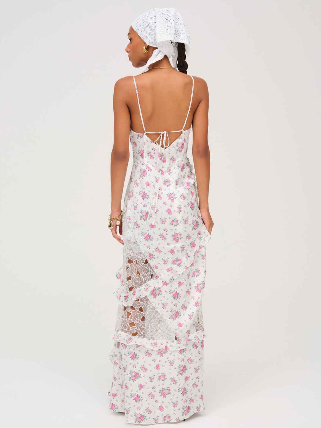 Josalyn Maxi Dress — White - Image 4