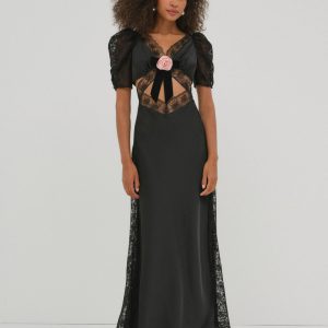 Corinne Maxi Dress — Black