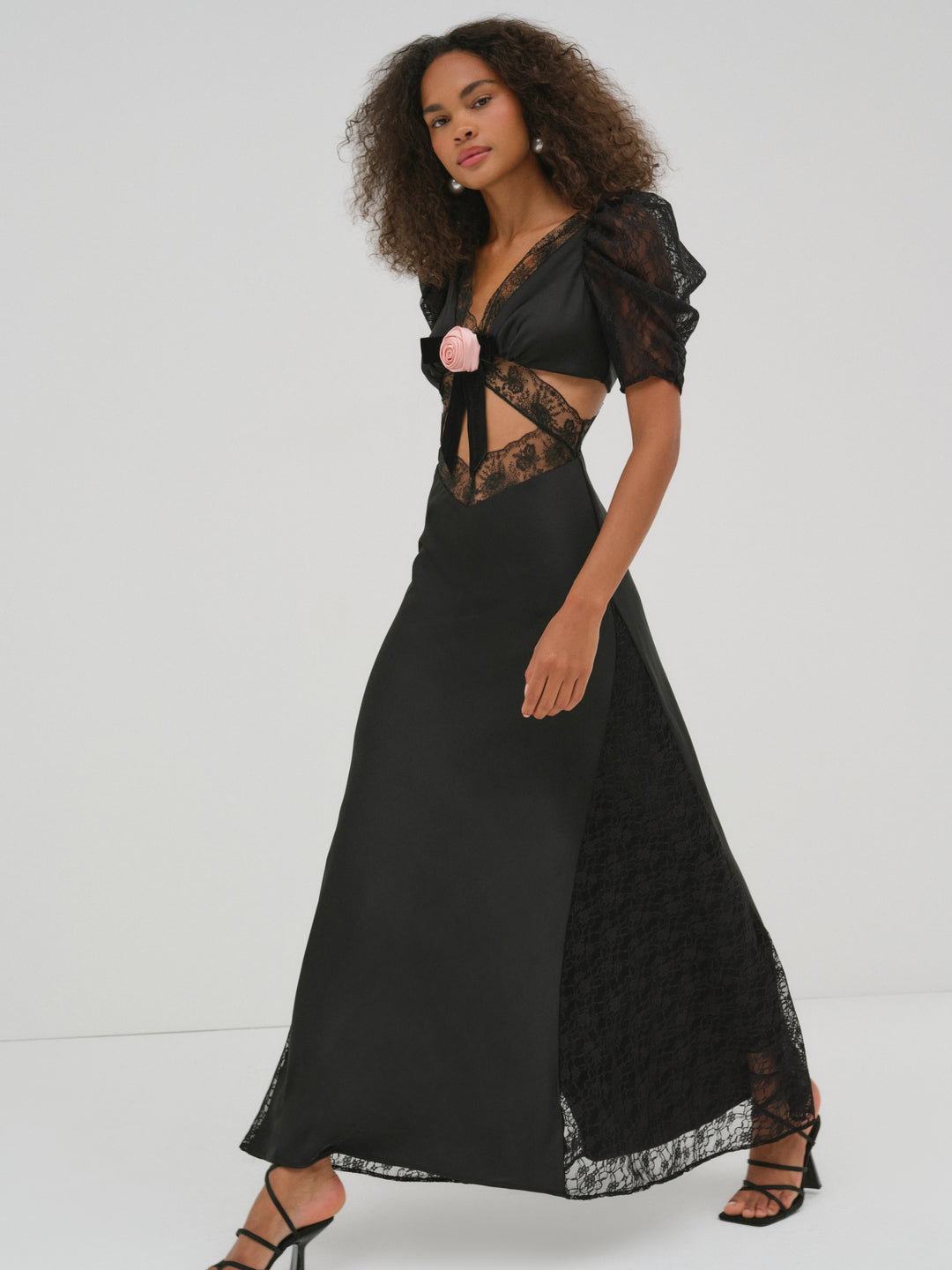 Corinne Maxi Dress — Black - Image 4