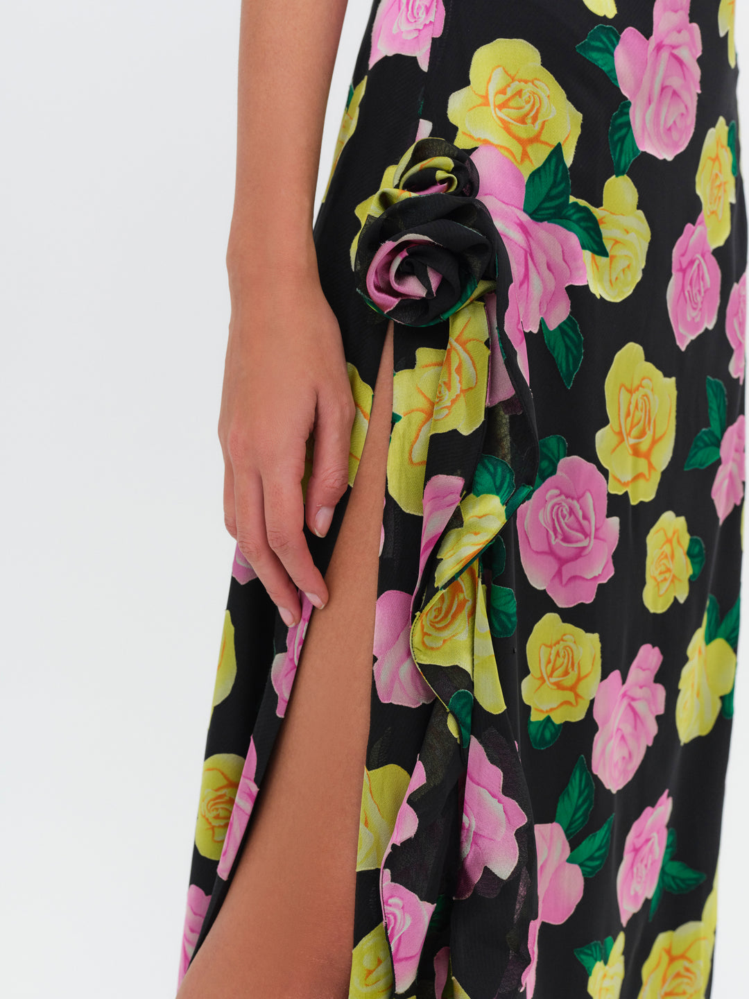 Madison Strapless Maxi Dress — Black - Image 5