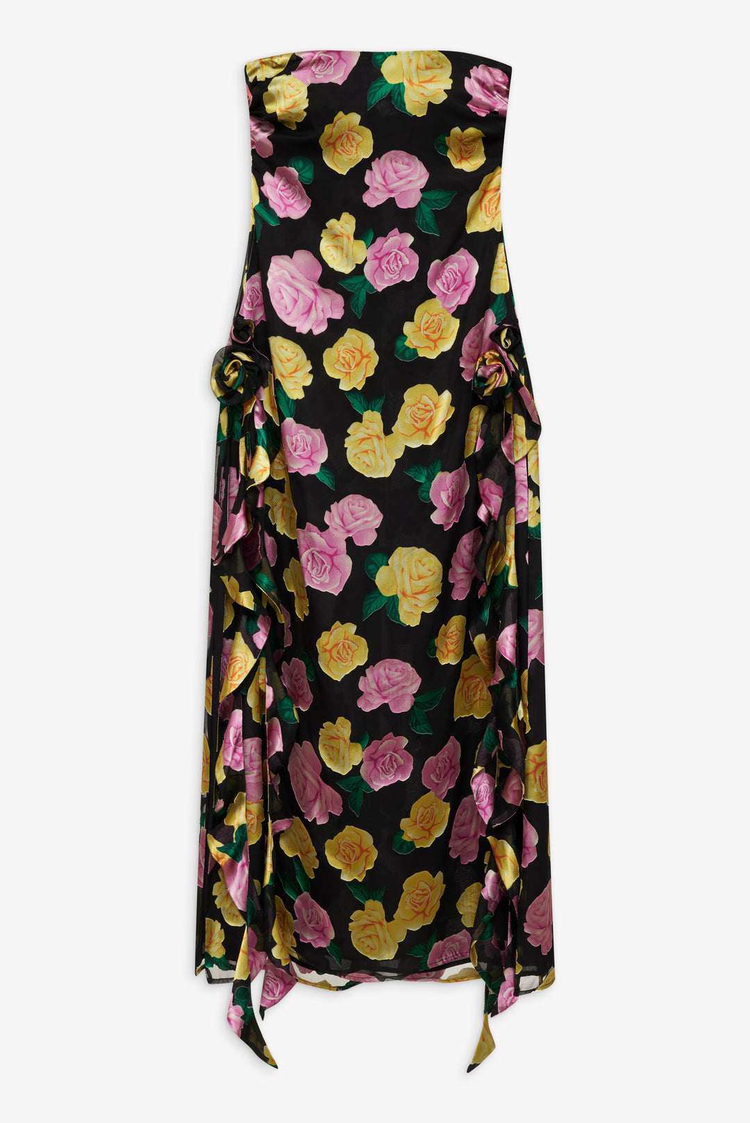 Madison Strapless Maxi Dress — Black - Image 6